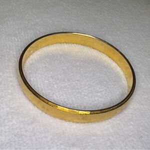 MONET Gold Toned Vintage Bangle Bracelet